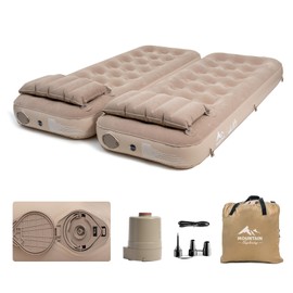 Penesas Twin Air Mattress with Built-in Pump 20", 10” Queen Size Inflatable Airbed Double Twin High Adjustable Blow Up Mattress, Durable Self Inflating Air Mattress Waterproof