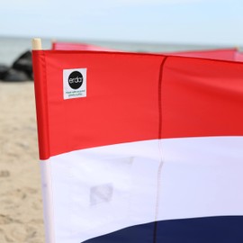 erda Liberty Stripe Pro Beach Recycled Polyester Rip-Stop 20 ft Lightweight Windscreen, Privacy Screen, Wind Blocker, Free Matching Shoulder Bag