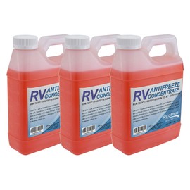 RecPro 32 Ounces -50 Degree Fahrenheit Protection RV Antifreeze Concentrate Mixing Fluid for Winterizing Recreational Vehicles (3 Pack)…