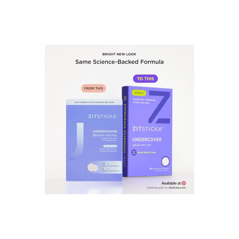 ZitSticka- Parches para granos en la cara y el cuerpo,