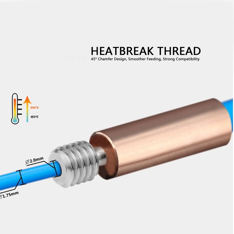 Extruder Hotend Assembly All Metal Nozzle Heating Rod Heatbreak Heatsink