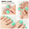 LoveOurHome Press on Toes nails 240pc Short Square Fake Toenails