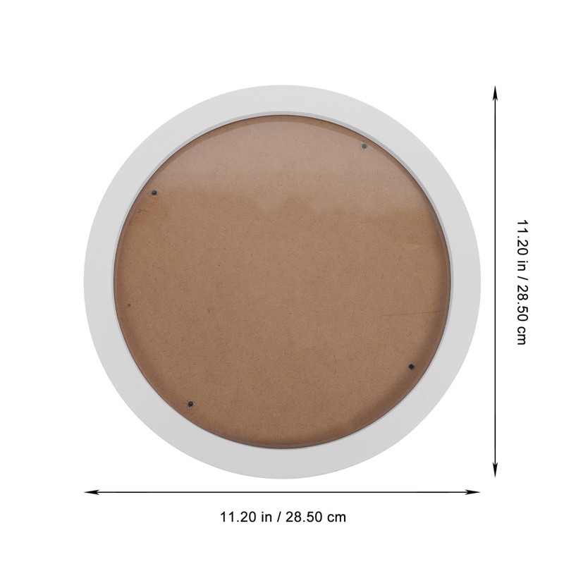 MAGICLULU 11inch Display Frame Circle Display Photo Frame Round Picture