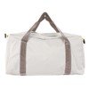 Canvas Tool Bag with Wide Mouth, Grey, Waterproof Storage Handbag