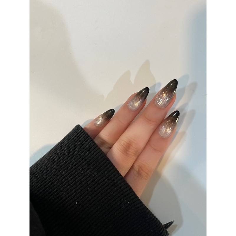 [New Product Discount] Magnet Nail Magnet Gra Gradient Nail Black