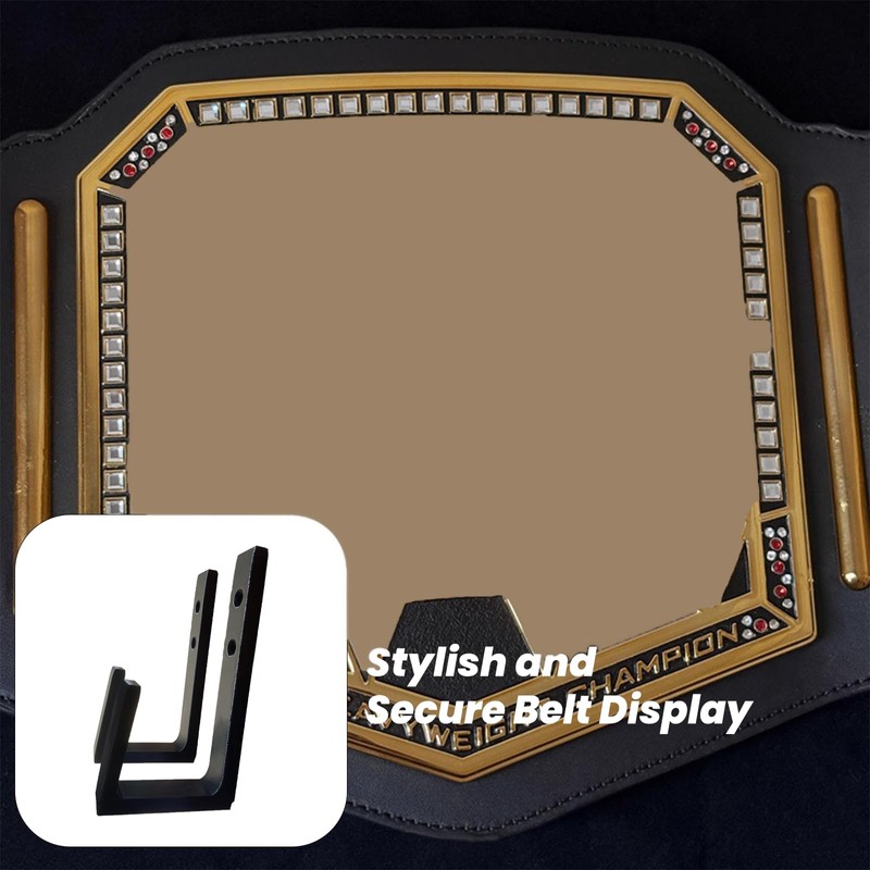 MOOYIYAN Championship Belt Display Holder for Wall, Belt Horizontal Wall