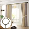 100 PCS Brass Curtain Rings and Hooks Set, 30mm Internal