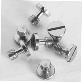 LABRIMP 10PCS Nickel Plated Camera Screws for Quick Release Plate Durable Tripod Replacement for Camera Rig and Photography Equipment