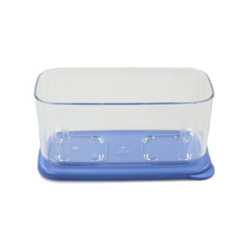 Tupperware Fridge Clear Mates 460ml Clear Blue Fresh Tower Can