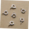 CORHAD 20Pcs Alloy Spring Ring Clasps for DIY Jewelry Making