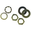 Westinghouse 70628 Brass-Plated Steel Nuts and Washers, Assorted, 6 Pieces