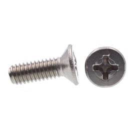 Prime-Line 9121152 Machine Screws, Metric, Flat Head, Phillips Drive, M4-0.7 X 12MM, Grade A2-70 Stainless Steel (10 Pack)