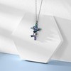 AIWENXI Dragonfly Cross Urn Necklaces for Ashes Infinity Cremation Necklaces