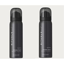 Rituals men Homme Foaming Shower Gel Cedar Wood Vitamin E Complex 50ml x 2