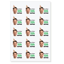 Custom Temporary Tattoos - Unique Face Tattoos for Bachelorette Party Favors - Add Custom Design with Photo and Name - Easy to Use and Memorable