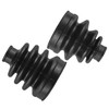 Caltric Front Inner Outer Axle Cv Boot Kit Compatible with