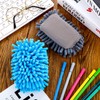 2 Pieces Microfiber Shag Board Eraser Washable Microfiber Shag Dry
