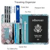 WALNEW RFID Blocking Passport Holder Wallet Cover Case