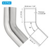 PATIKIL 45 Degree Elbow 1 3/4" OD Plumbing Exhaust Pipe