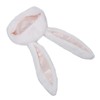Sombrero de Orejas de Conejo, Capucha Ajustada Blanca, Sombrero de
