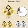 WUMUZAI Belly Dance Finger Cymbals 2.1 Inch Mini Hand Cymbals