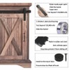 WINSOON 5FT Super Mini Sliding Barn Door Cabinet Hardware Kit