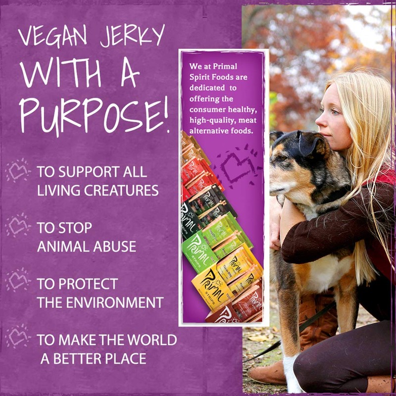 Primal Spirit Vegan Jerky - Seitan Power Pack, 10 g.