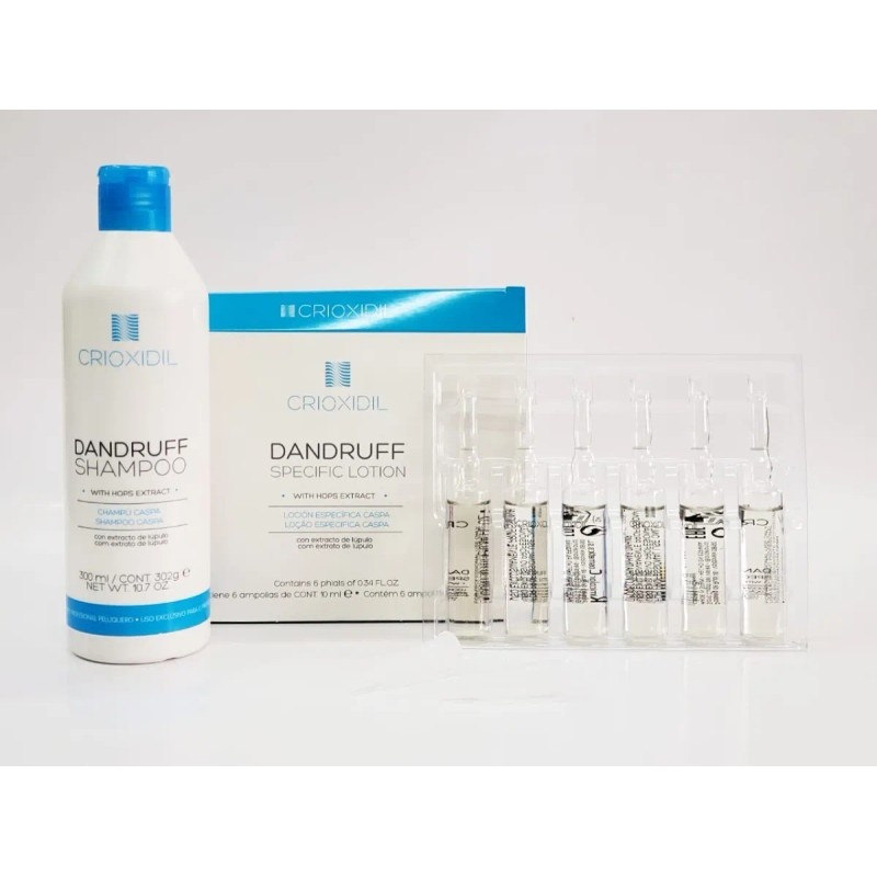 Tratamiento Anticaspa Profesional Shampoo Y Ampolletas