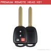 StandardAutoPart Replacement Remote Head Key Remote Compatible with Toyota Corolla