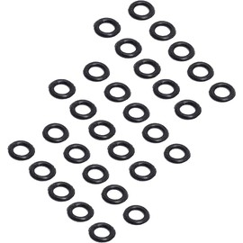 Audiofan O-Ring Fluorine Rubber Sealing Gasket Outer Diameter 0.2 x Inner Diameter 0.1 inch (5 mm) x Inner Diameter 0.1 inch (3 mm) x Width 0.04 inch