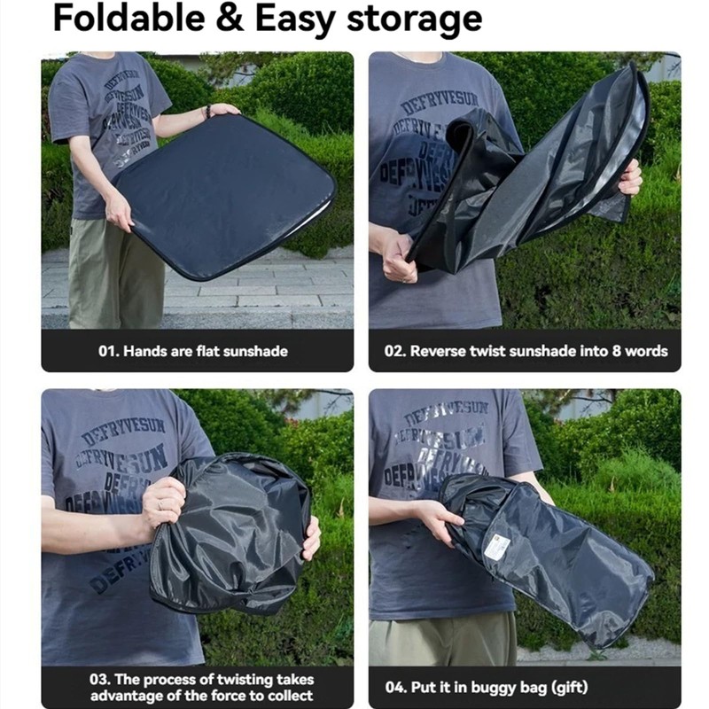 for Volkswagen Atlas Windshield Sun Shade - Foldable Windshield Cover