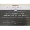 Sterno Home Outdoor LED Color Changing Candles w Remote Control,