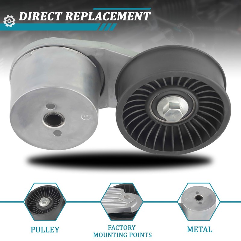 F4TZ6B209AA Belt Tensioner Pulley Assembly fit for Ford (1987-1992 Bronco/