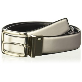 PGA TOUR Comfort Strap Reversible Men's Golf Belt, White, 36