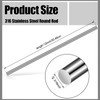 Tandefio 10 Pcs 316 Stainless Steel Round Rod, 3/16" Diameter