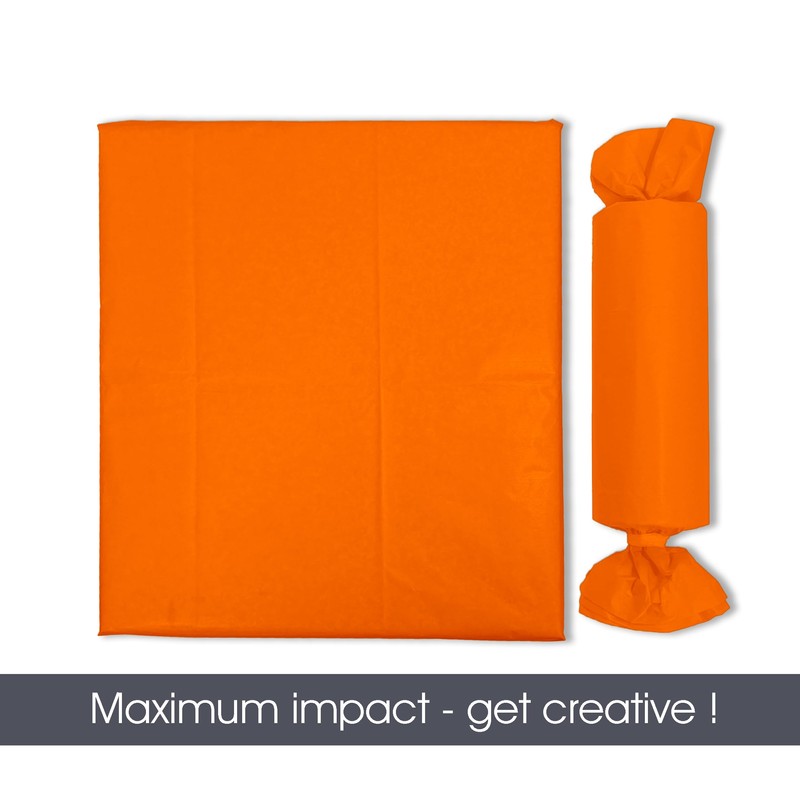 Orange Tissue | 8 Sheets of Tissue Paper | 2