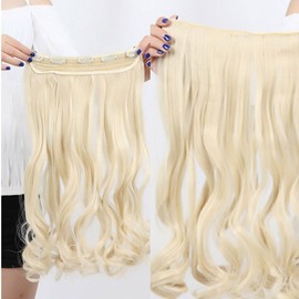 Clip-In Hair Extensions 1 Weft / 5 Clips / Human Hair Wavy Like Real Hair