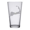 HullSpeed Designs Cape Cod Map - Pint Glasses Set of