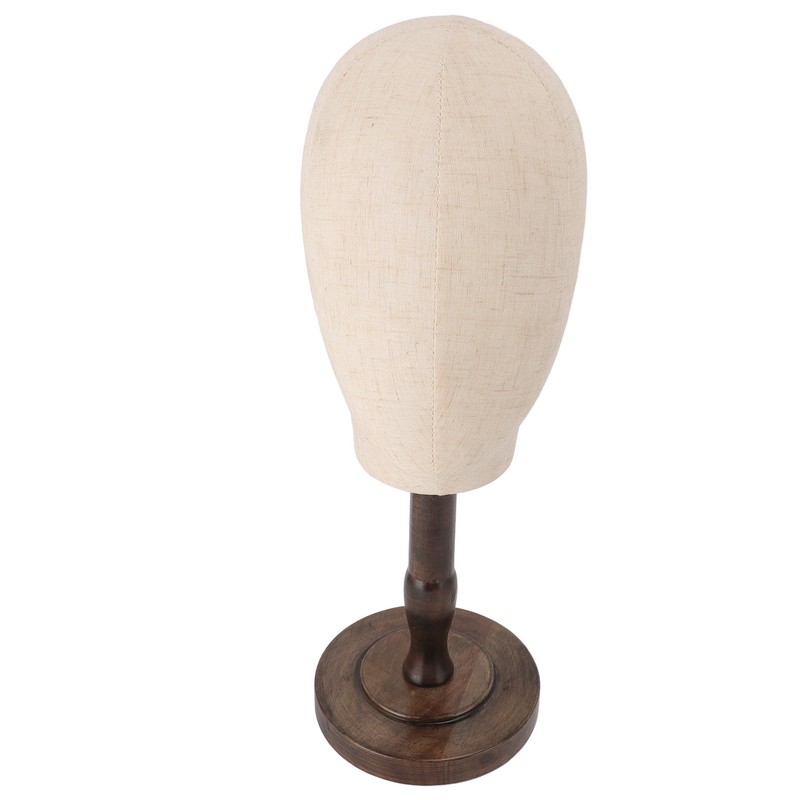 Wig Head Stand Non Woven Fabric Mannequin Head Hat Display