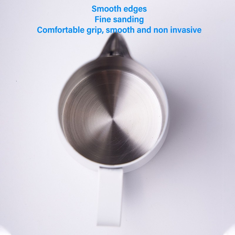Milk Frothing Pitcher 500ml 304 Stainless Steel Milk Jug Beveled