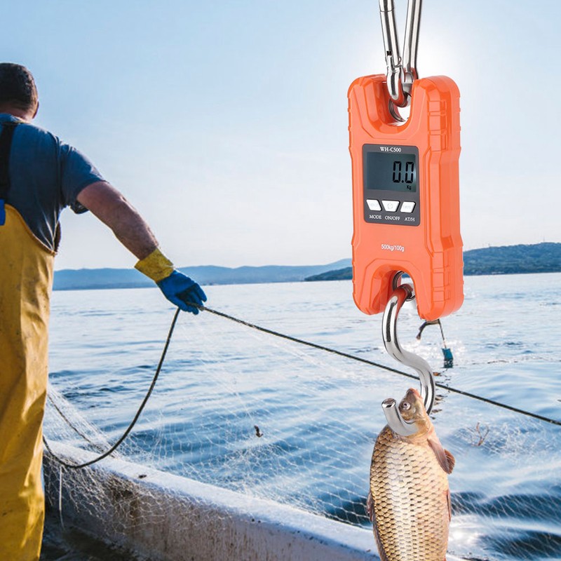 500 kg Mini Crane Scale Portable Digital Hanging Scales LCD