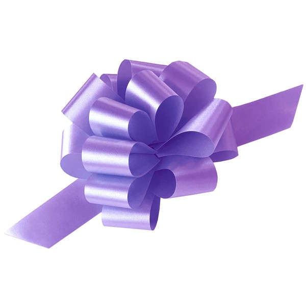Lavender Decorative Gift Pull Bows - 5" Wide, Set of 10, Summer, Wedding Shower, Baby Shower, Birthday, Presents, Decorations, Gift Basket Decor, Easter, Spring
