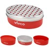 Vivco Cheese Grater with Container and Lid, Coarse and Fine