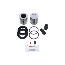 Bigg Red - Front Left or Right Brake Caliper Repair Seal Kit and Pistons - Compatible with Cherokee 2004-2010, Commander 2005-2010