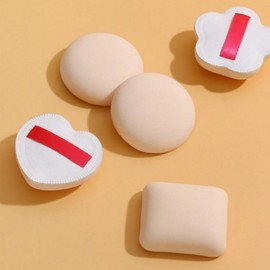 Air Puff Makeup Cushion Sponge Set for Foundation, 3 Pieces Set 2ea