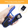 RJ45 Crimper Tool Pass Through Crimping Tool for RJ45 Cat6a