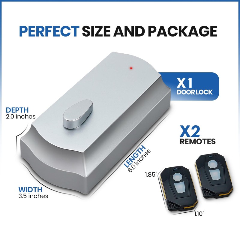 InstaLock Smart Remote Door Lock for Existing Deadbolt - Installs