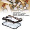 3pcs Makeup Bag Set Leopard Print Large Capacity Portable Waterproof