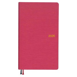 Daigo E1174 2026 Planner, Apoint, Weekly Planner, 1 Week Starts on Sunday, Pink