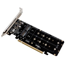 WANGCL 4 in 1 NVME PCIE Adapter M.2 M-Key to PCIE 16x with Mounting Bracket for Desktop Motherboard Hard Drive Expansion